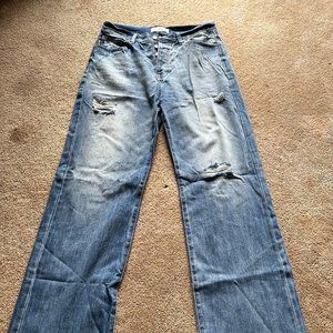 NWOT KanCan wide leg jeans, size 11/29